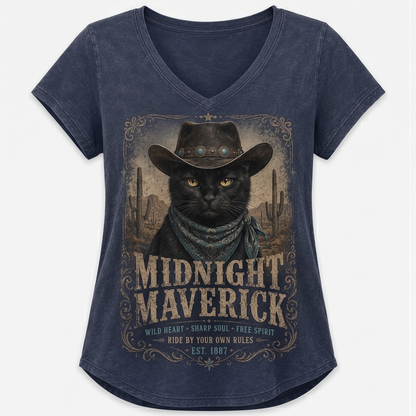 High Desert Black Cat Tee