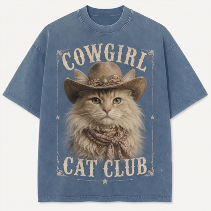 Cowgirl Cat Club Maine Coon Tee