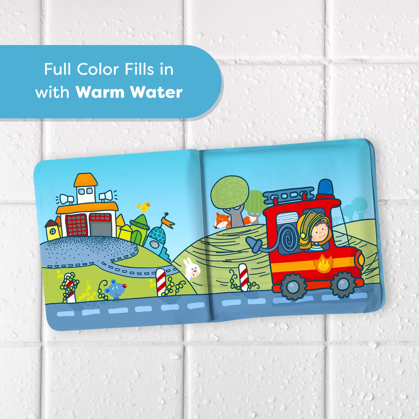 Fire Brigade Magic Color Changing Bath Book